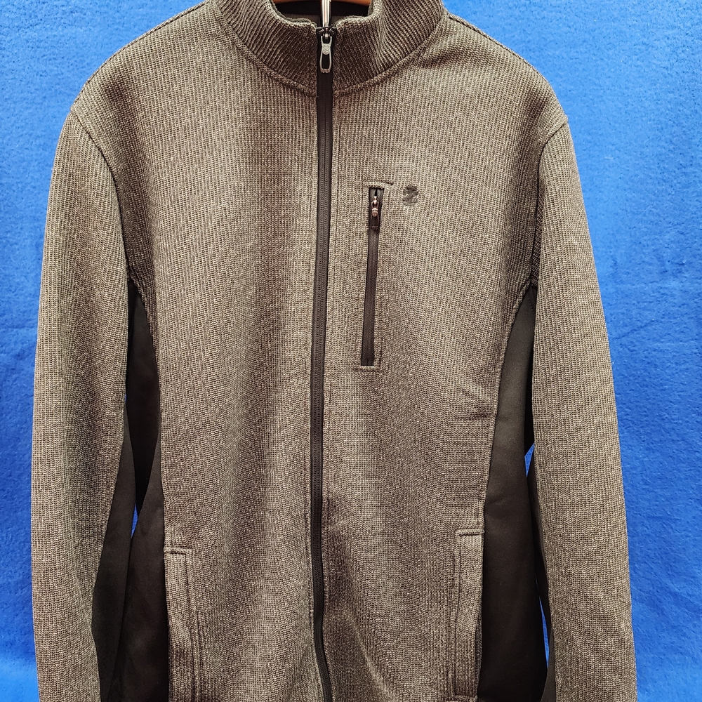 Izod Advantage Performance Men's Gray Full-Zip Jacket. Used. Very Good Condition